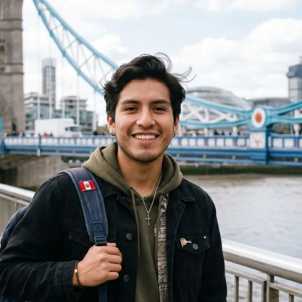 Diego Huamán, trainee en Dublín